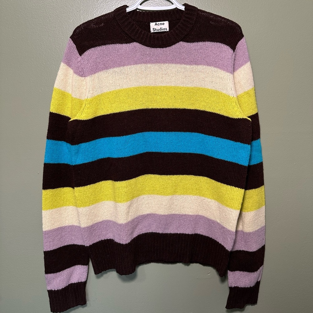 Acne studios Kai Striped Wool multi coloured Sweater